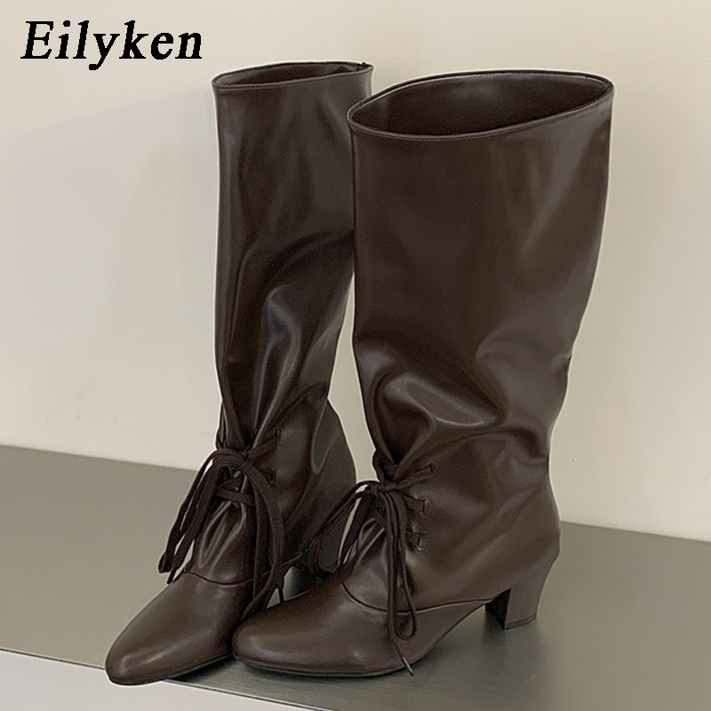 Street Fashion Winter - Eilyken Sepatu Bot Wanita Model Tinggi