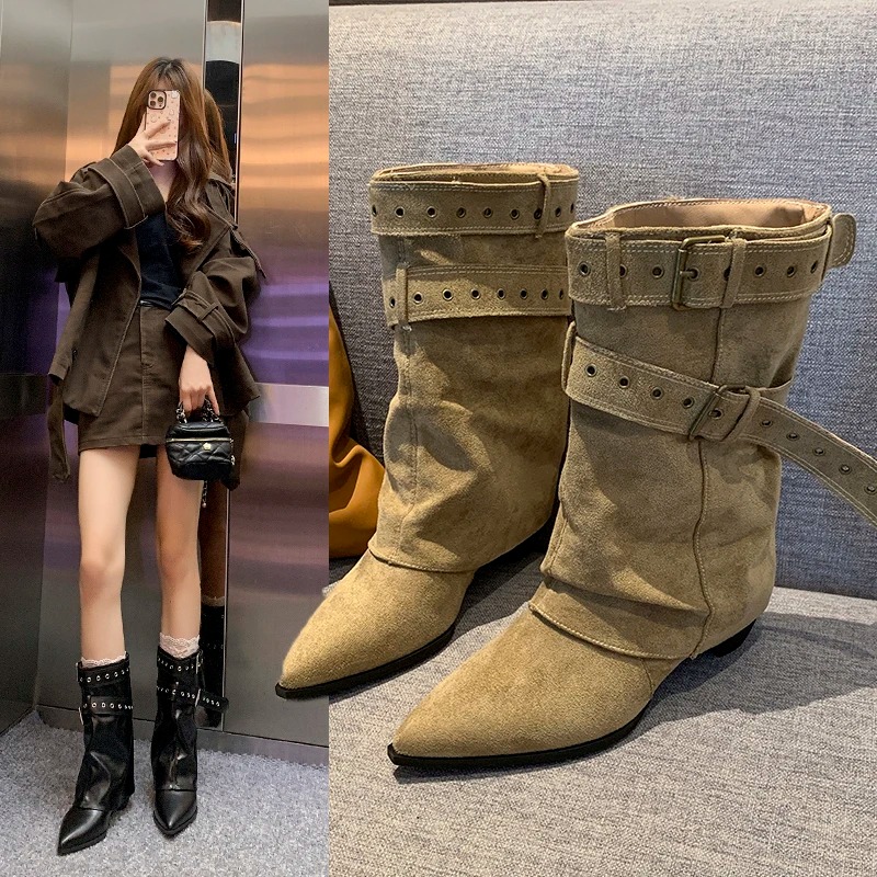 Street Fashion Trends 2025 - Sepatu Bot Wanita Musim Dingin 2025
