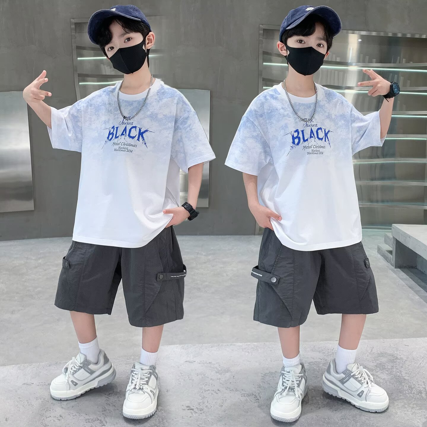 Street Fashion Japan 2025 - Setelan Musim Panas Baru Anak Laki-Laki