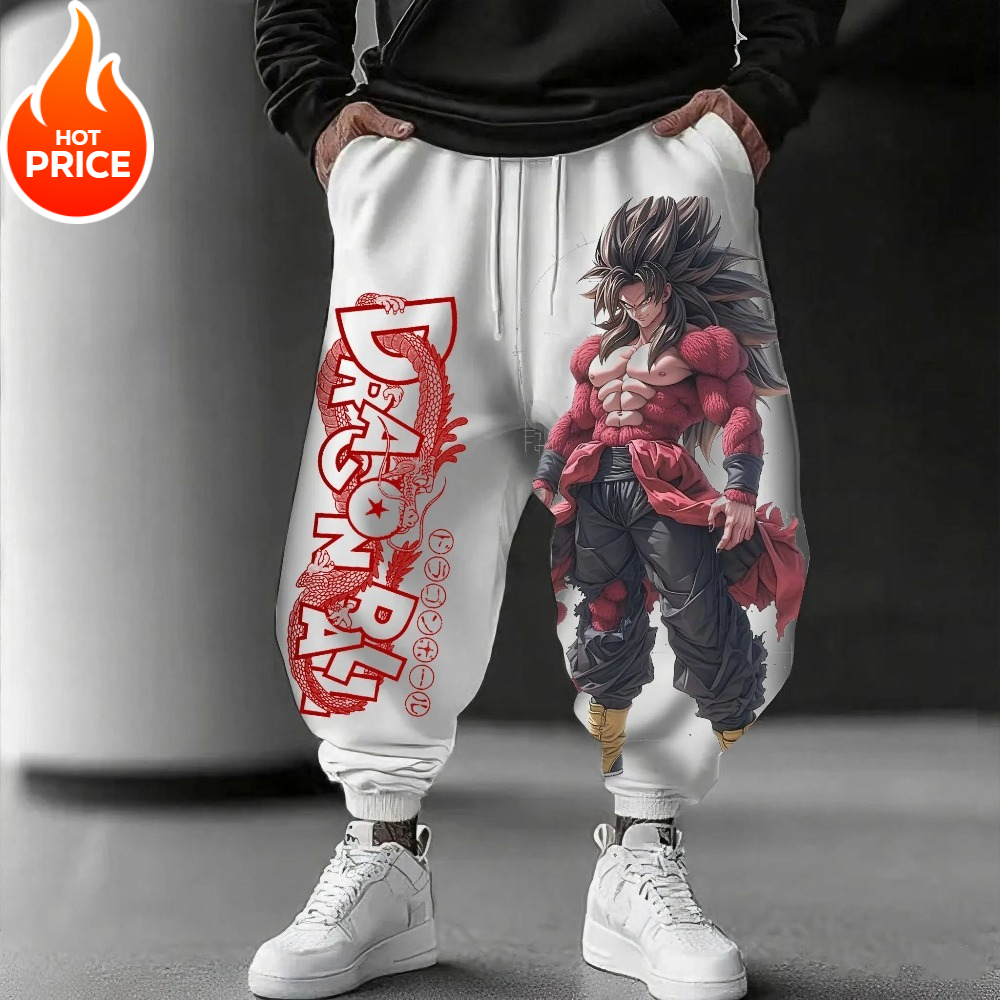 Street Fashion Japan 2025 - Celana Olahraga Musim Dingin Anime Saiyan