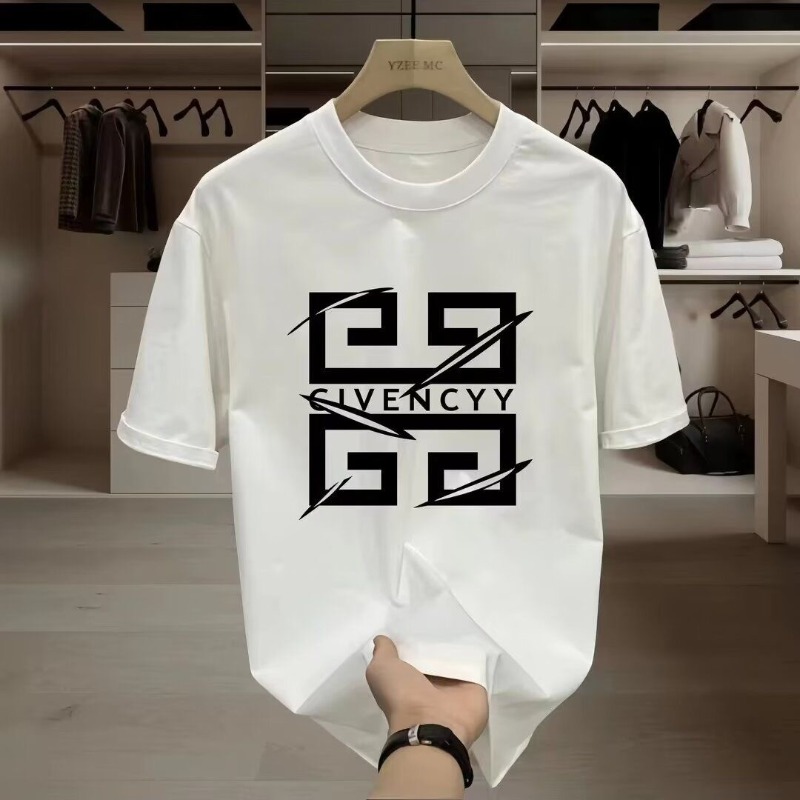 Street Fashion Logo Design - Kaus Cetak Logo Merek GIVENCY Pria