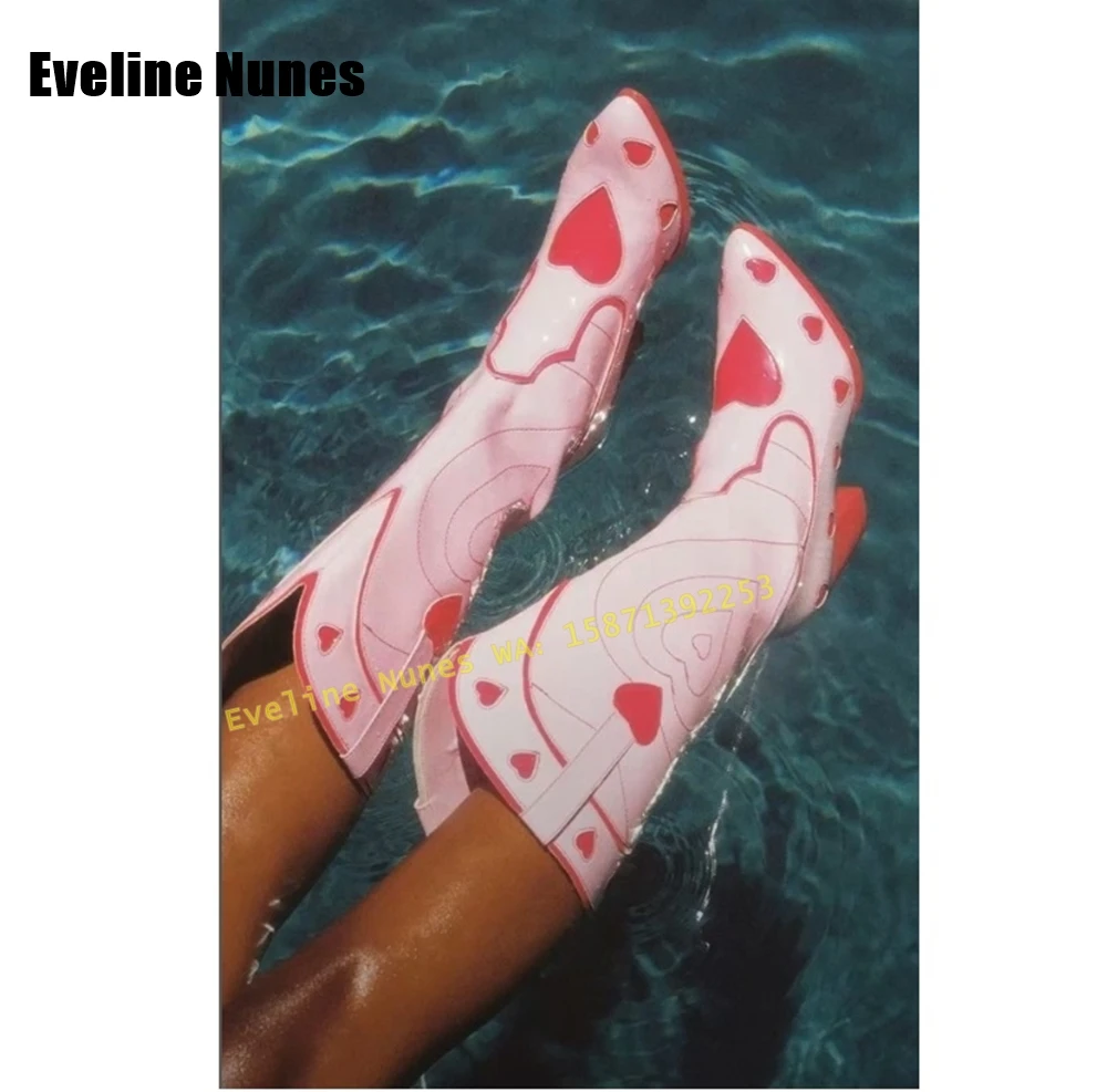 Street Fashion Female - Sepatu bot hak tebal untuk wanita,