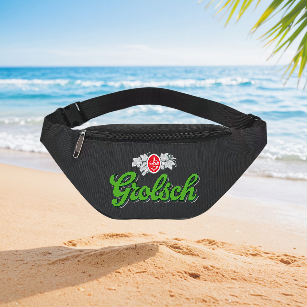Street Fashion Logo Design - Logo Bir Grolsch Desain Bergaya Tas