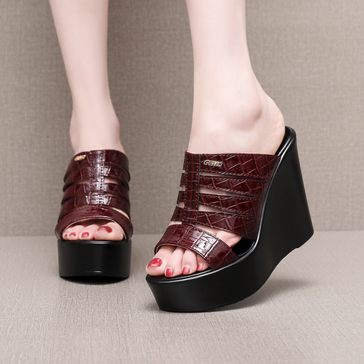 Street Fashion Dress - Sandal kulit musim panas berkualitas tinggi