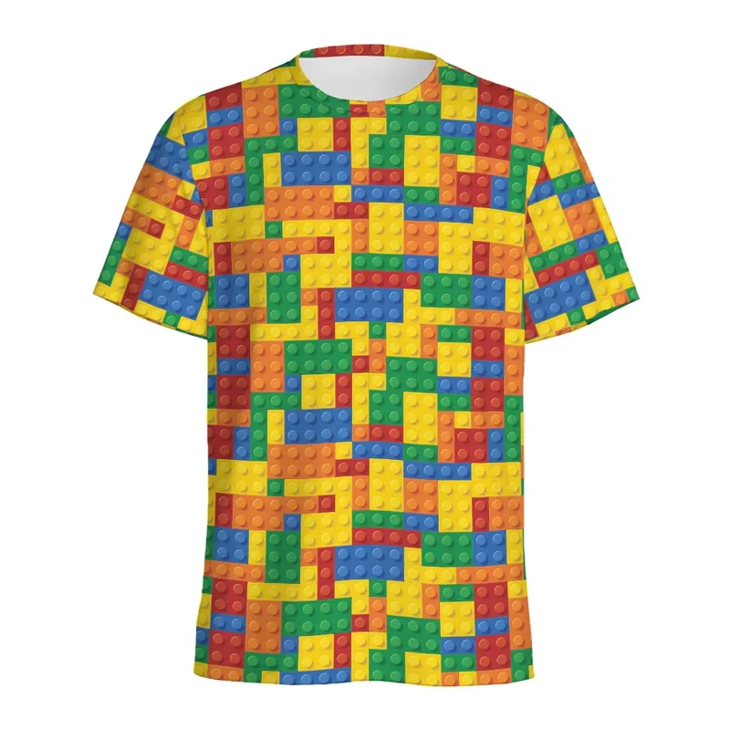 Street Fashion Videos - Kaos 3D Print Motif Balok Bangunan