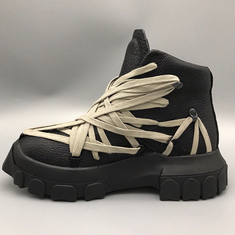 Street Fashion Luxury - Sepatu bot kulit asli pria mewah