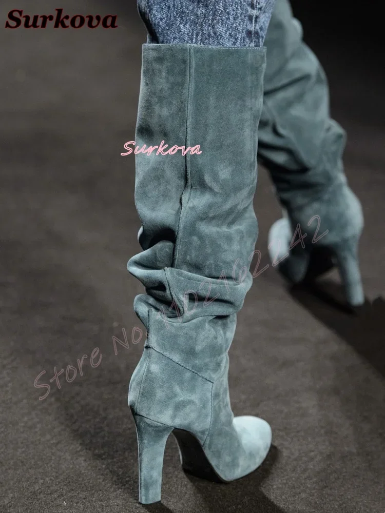 Sepatu Bot Retro Lipit Model S - Street Fashion Dress ulasan dan harga