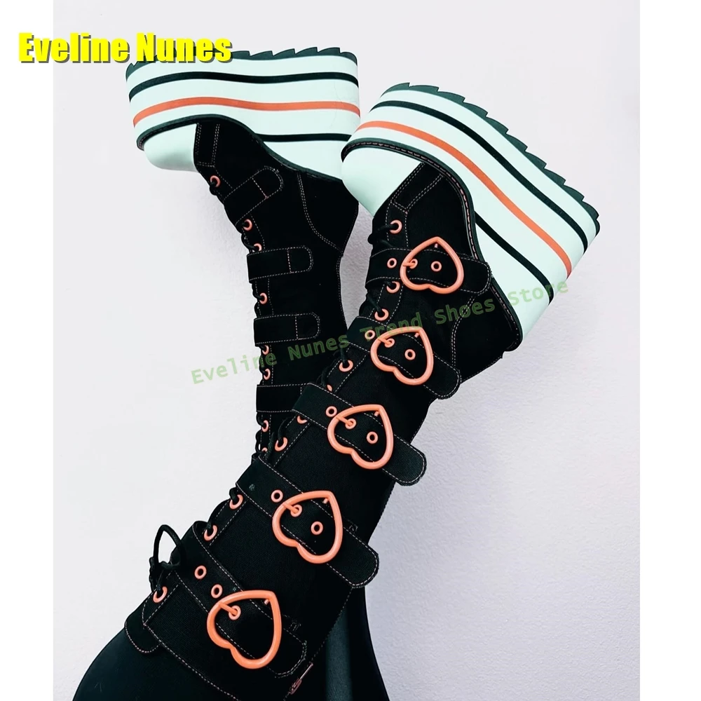 Sepatu Platform Berbentuk Hati - Street Fashion Trends 2025 ulasan dan harga