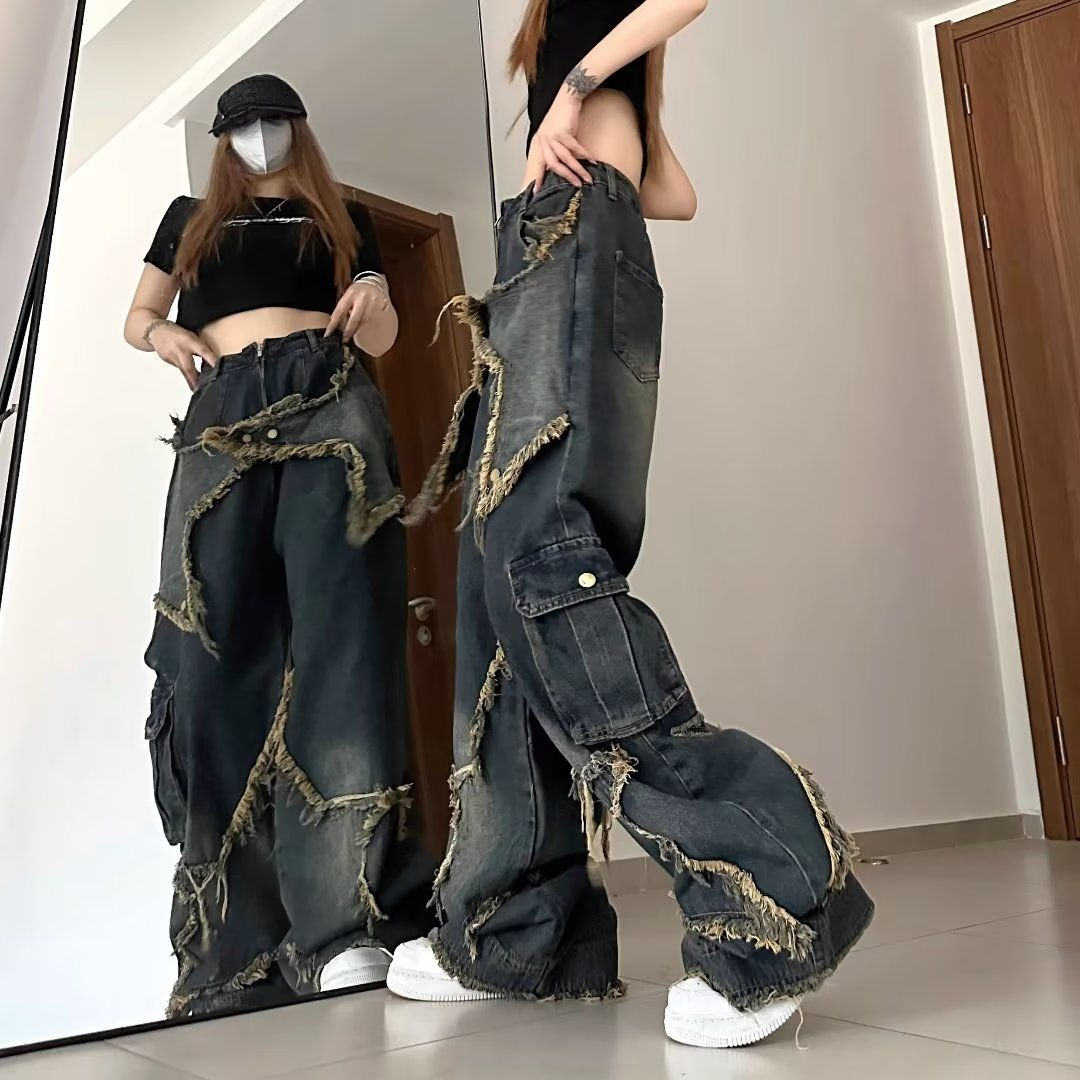 Celana Jeans Kasual Bergaya Ch - Street Fashion Trends 2025 ulasan dan harga