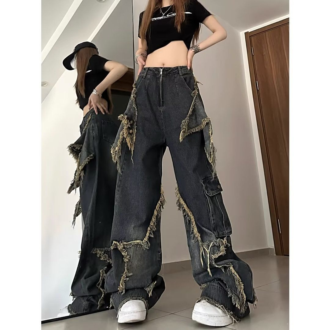 Celana Jeans Kasual Bergaya Ch - Street Fashion Trends 2025 ulasan dan harga