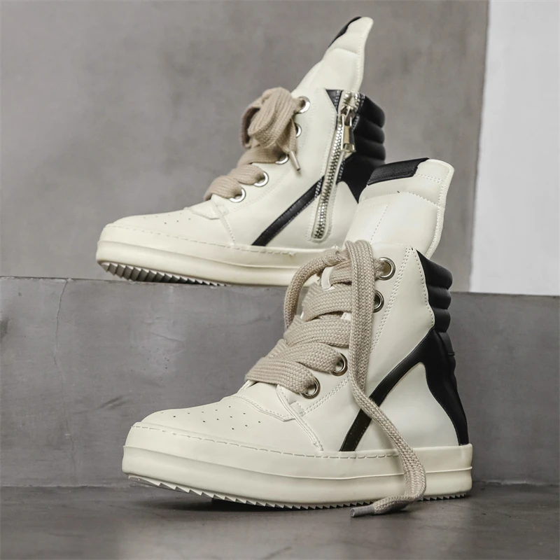 Sepatu Kasual Mewah Pria Gaya  - Street Fashion Luxury ulasan dan harga