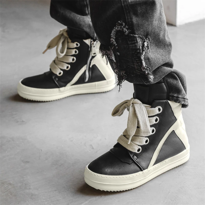 Sepatu Kasual Mewah Pria Gaya  - Street Fashion Luxury ulasan dan harga
