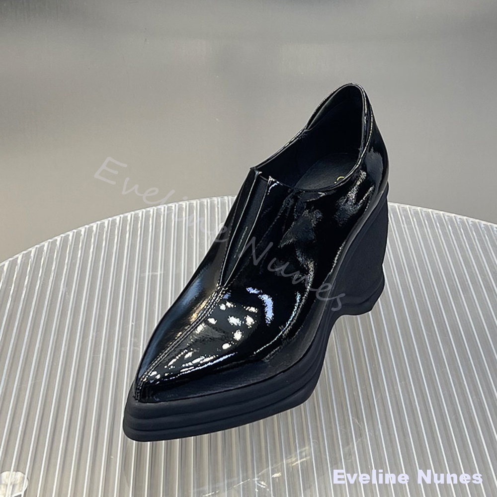 Sepatu Wedge Hak Tinggi Wanita - Street Fashion Dress ulasan dan harga