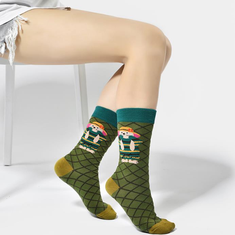 Kaus kaki Fashion wanita kaus  - Street Fashion Youtube ulasan dan harga