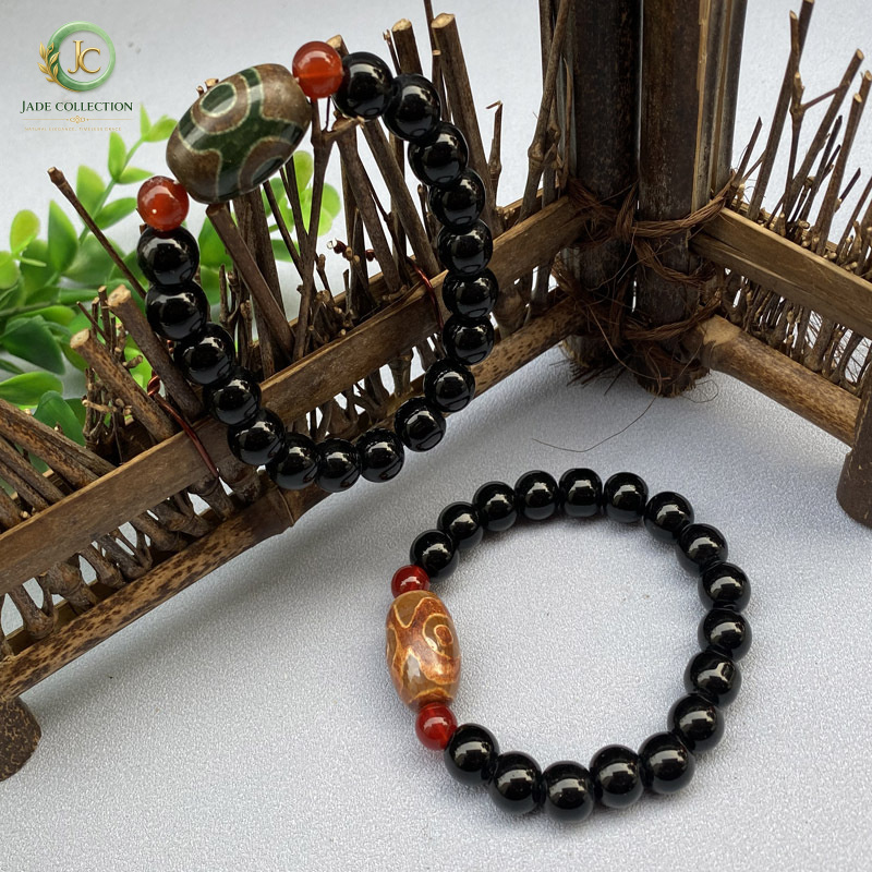 Gelang Batu Akik Dzi Tiga Mata - Street Fashion Vendors ulasan dan harga