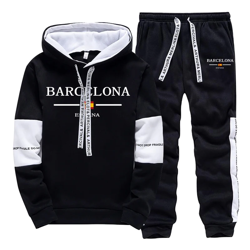 Setelan Olahraga Pria Barcelon - Street Fashion Barcelona ulasan dan harga