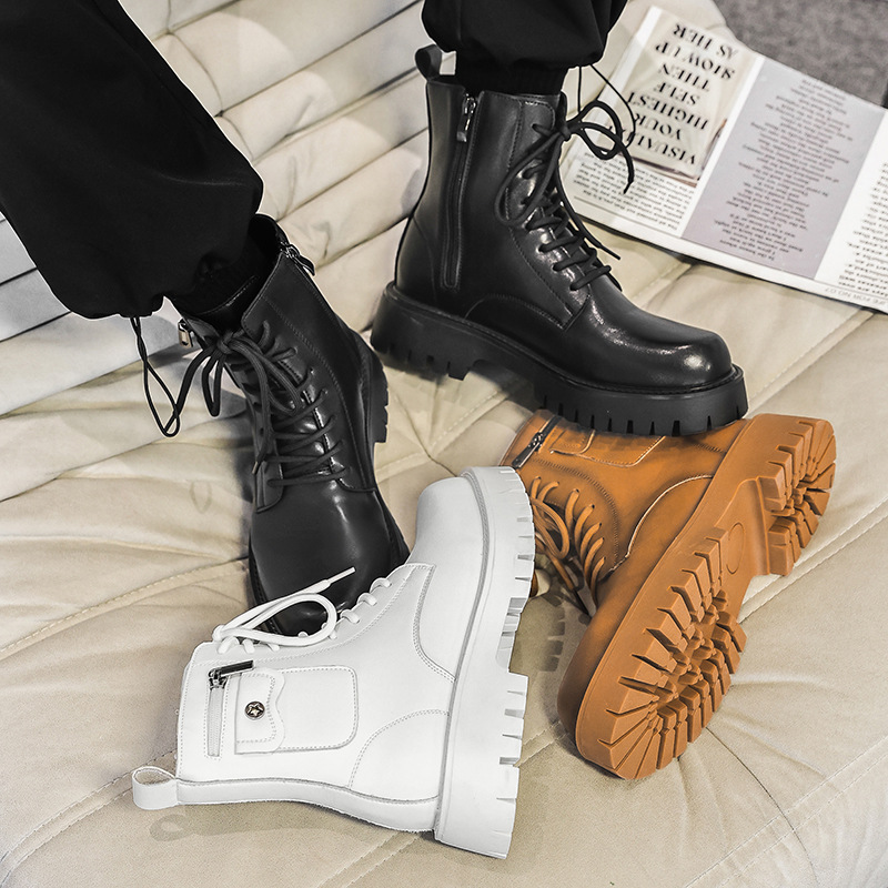 Sepatu Bot Pria Tren 2025 Sepa - Street Fashion Trends 2025 ulasan dan harga