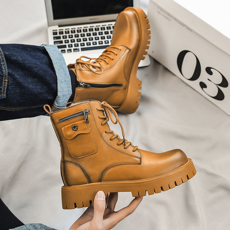 Sepatu Bot Pria Tren 2025 Sepa - Street Fashion Trends 2025 ulasan dan harga