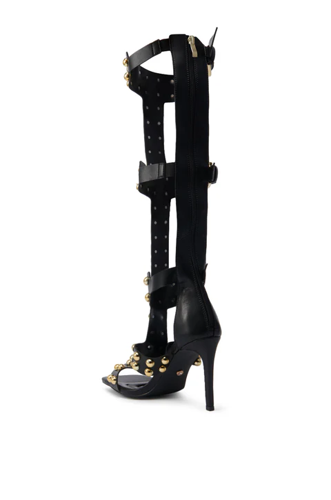Sandal Gladiator Hitam Wanita  - Street Fashion Dress ulasan dan harga