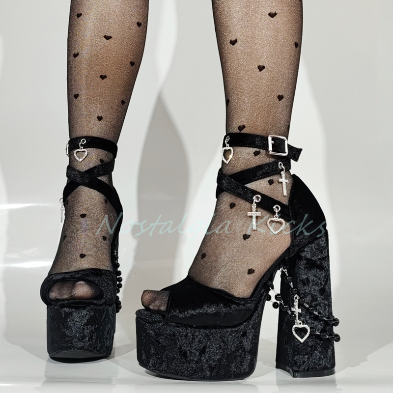 Sandal Platform Hak Tinggi Bel - Street Fashion Dress ulasan dan harga