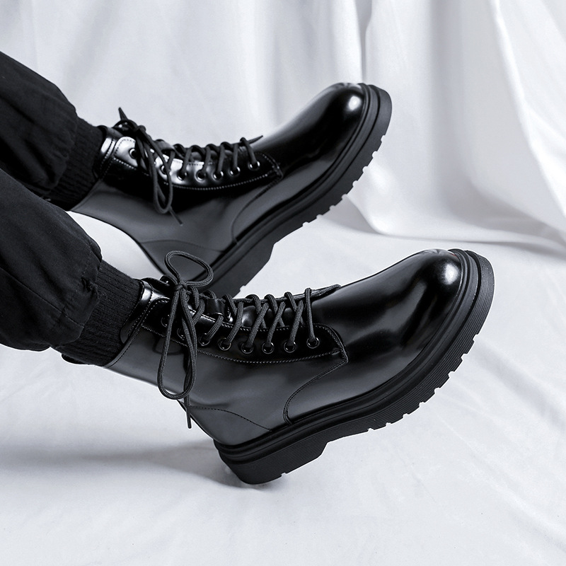 Sepatu bot platform modis pria - Street Fashion Dress ulasan dan harga