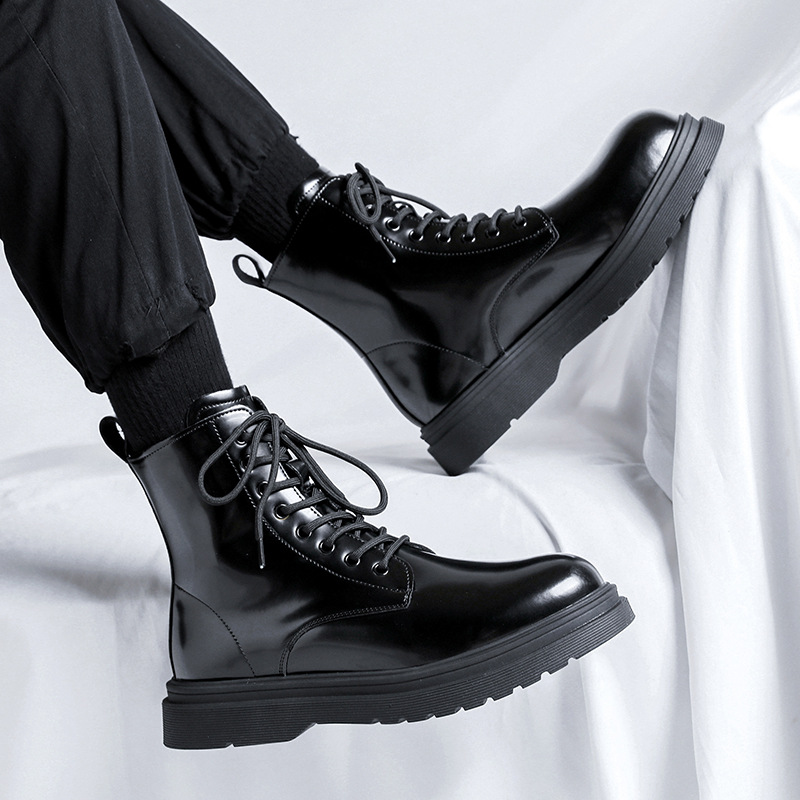 Sepatu bot platform modis pria - Street Fashion Dress ulasan dan harga