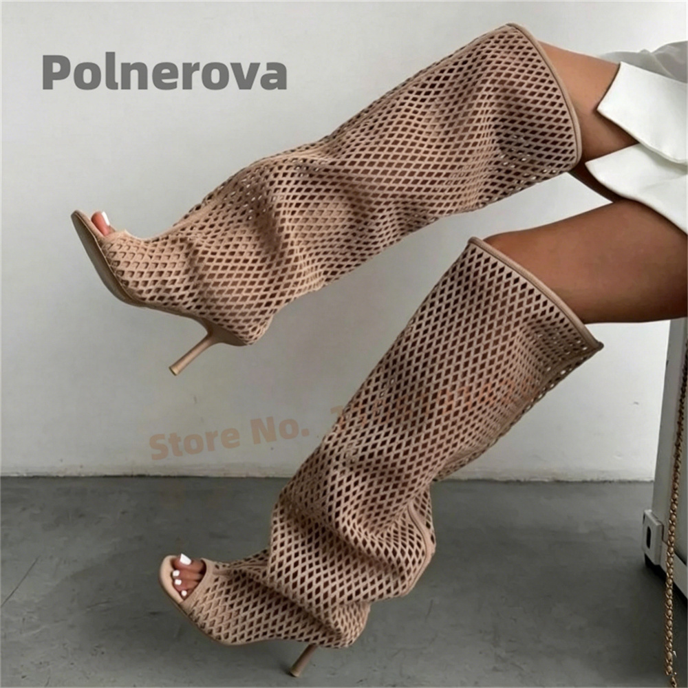 Sepatu Bot Kulit Berlubang Set - Street Fashion Female ulasan dan harga
