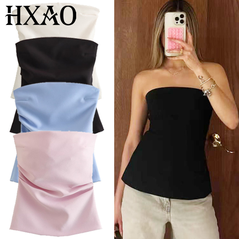 HXAO Korset Atasan Tabung Wani - Street Fashion Youtube ulasan dan harga