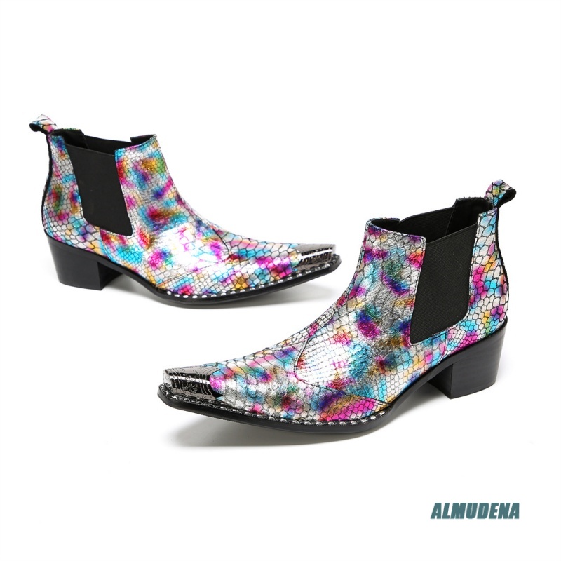 Sepatu Bot Chelsea Hak Blok Uj - Street Fashion Dress ulasan dan harga