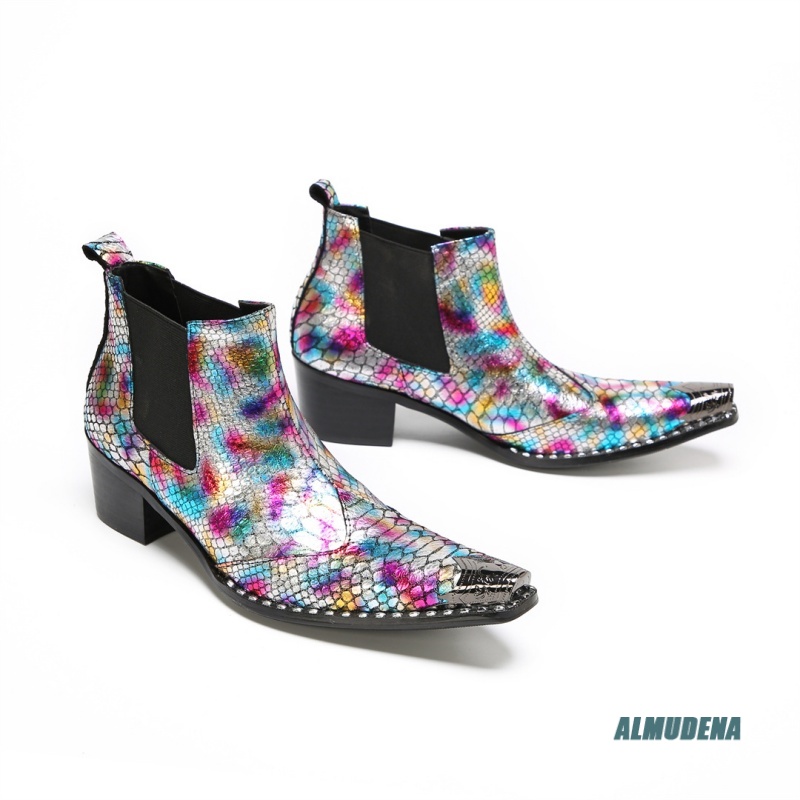 Sepatu Bot Chelsea Hak Blok Uj - Street Fashion Dress ulasan dan harga