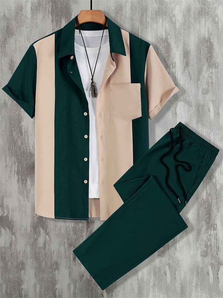 Set Kemeja Pria Musim Gugur 20 - Street Fashion Trends 2025 ulasan dan harga