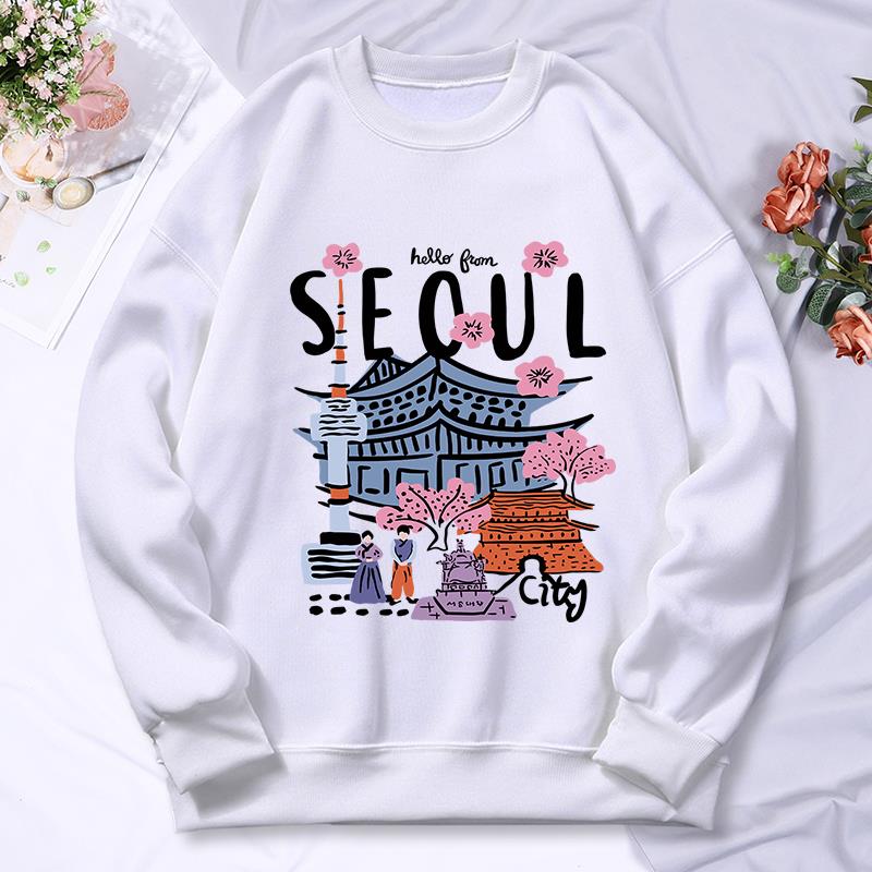 Seoul Hoodie wanita, berkerudu - Street Fashion Seoul ulasan dan harga