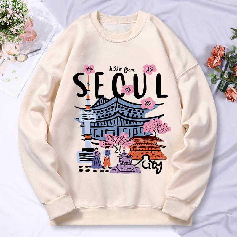 Seoul Hoodie wanita, berkerudu - Street Fashion Seoul ulasan dan harga