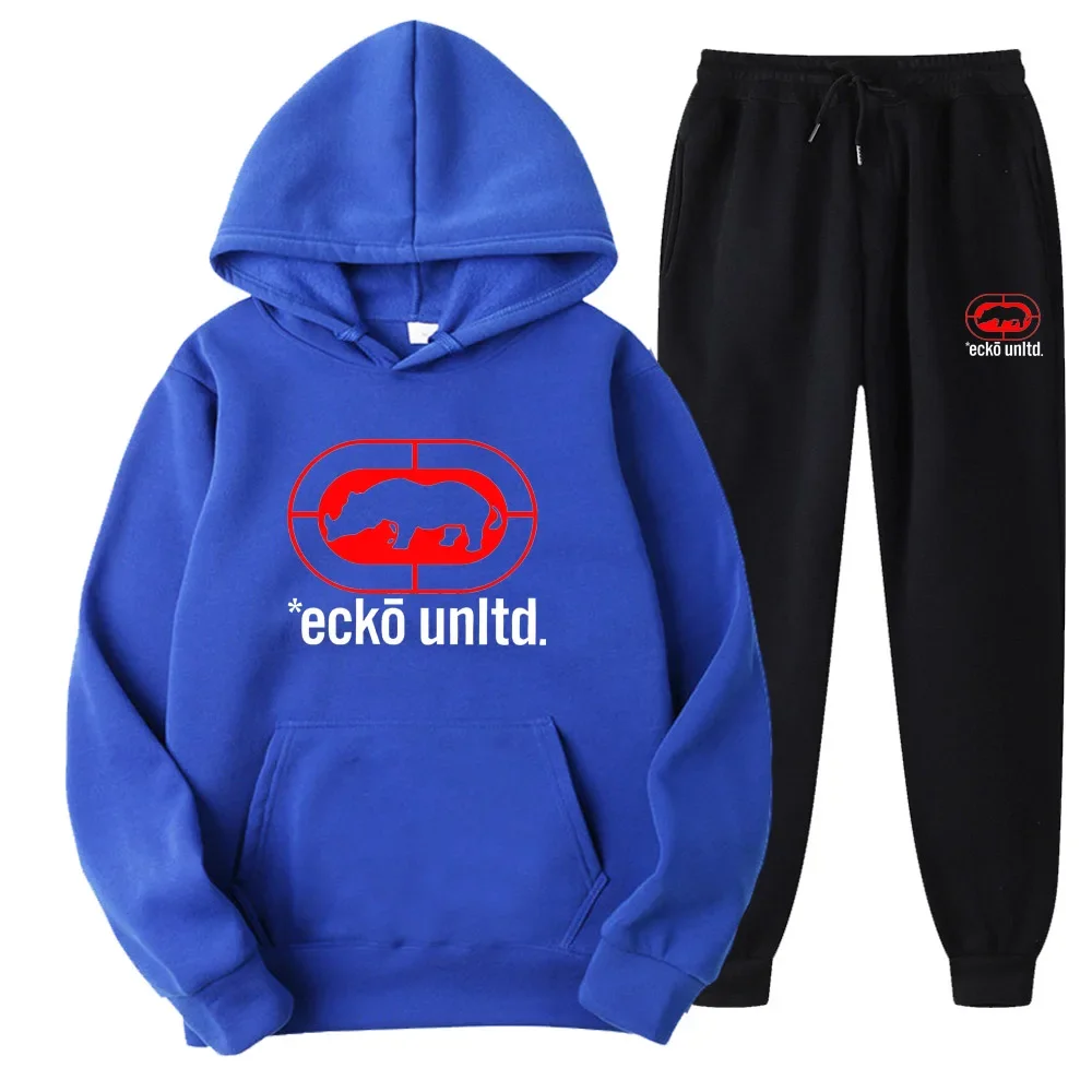 Ecko Unltd. Setelan Hoodie dan - Street Fashion Winter ulasan dan harga