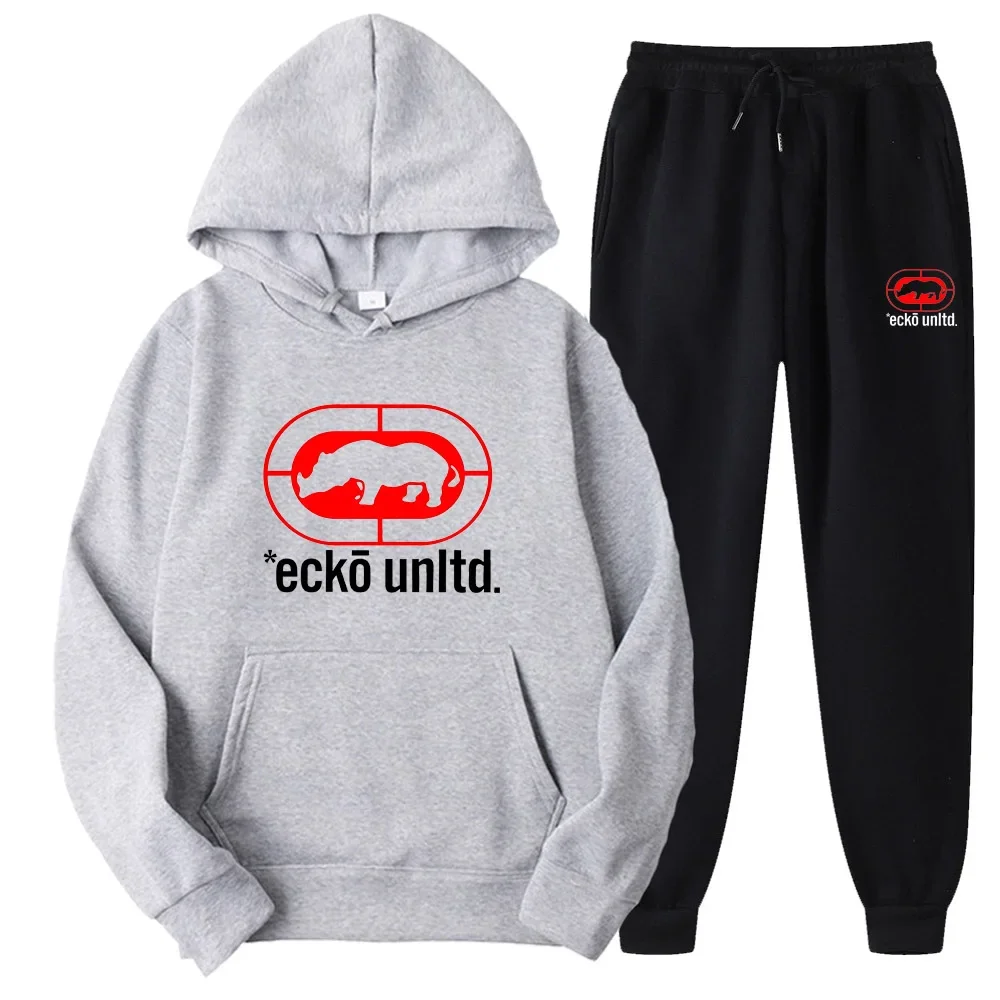 Ecko Unltd. Setelan Hoodie dan - Street Fashion Winter ulasan dan harga