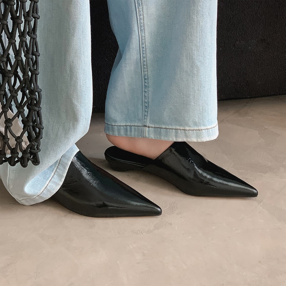 Sepatu Mules Wanita Mewah Desa - Street Fashion Luxury ulasan dan harga