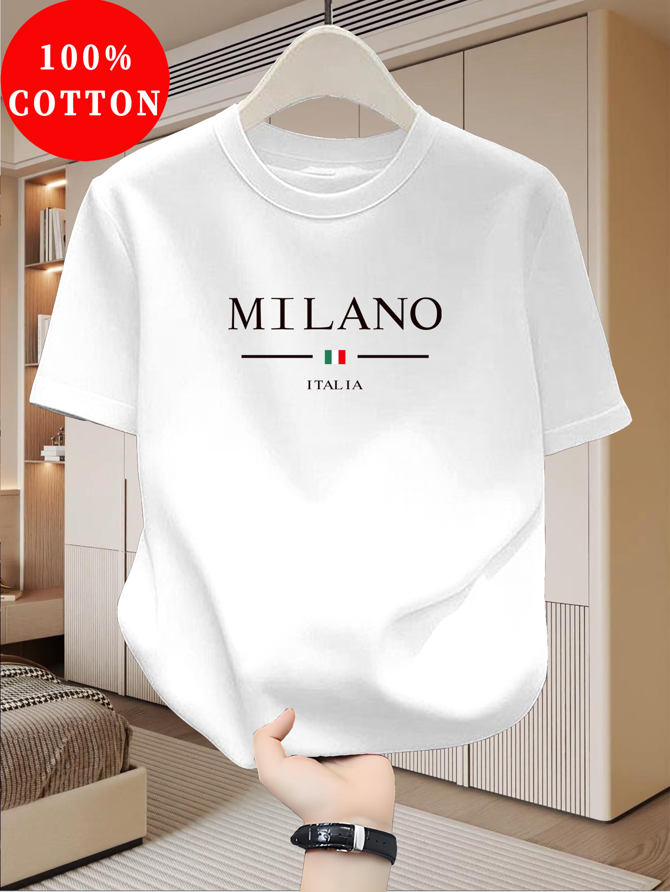 Atasan Musim Panas Pria dan Wa - Street Fashion Milan ulasan dan harga