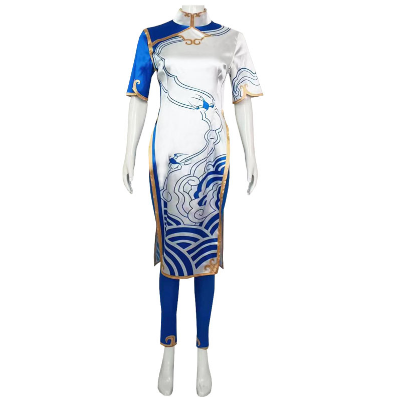 Kostum Game Chun-li Cosplay Ja - Street Fashion Dress ulasan dan harga