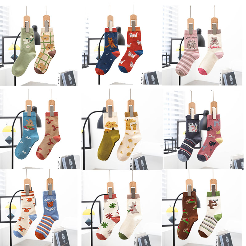 Kaus kaki katun tabung panjang - Street Fashion Youtube ulasan dan harga