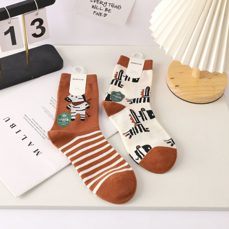 Kaus kaki katun tabung panjang - Street Fashion Youtube ulasan dan harga