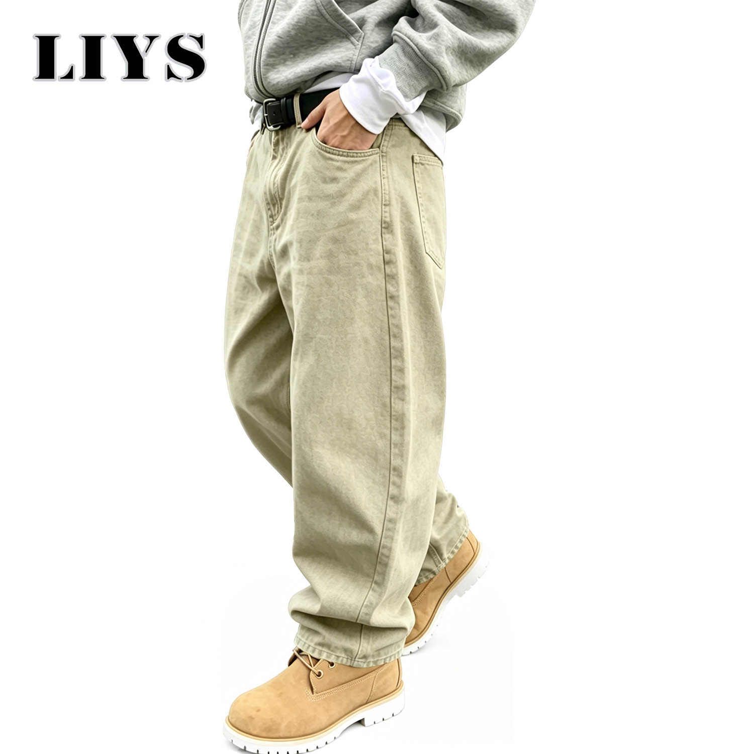 LIYS Celana Jeans Pria Gaya Re - Street Fashion Youtube ulasan dan harga