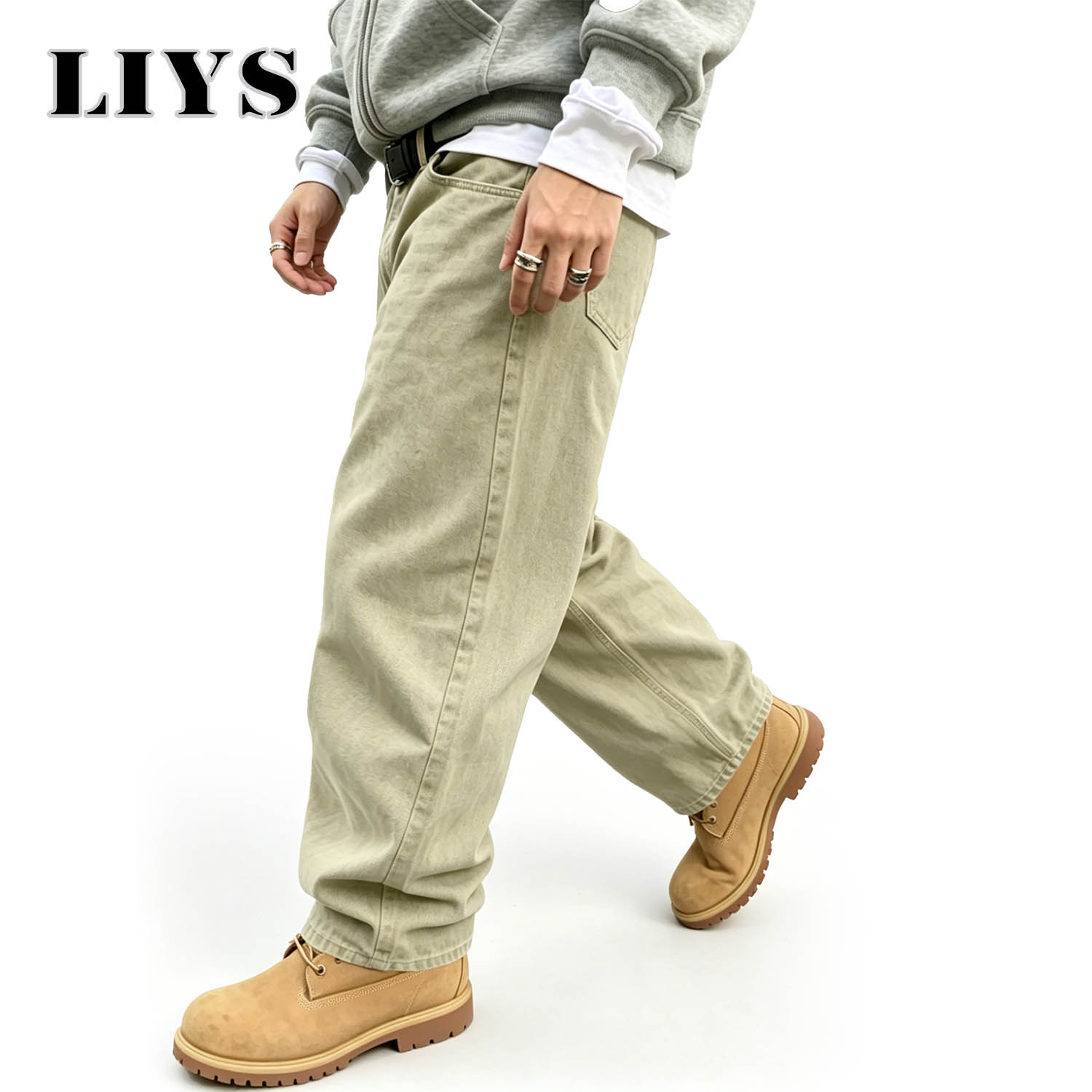 LIYS Celana Jeans Pria Gaya Re - Street Fashion Youtube ulasan dan harga
