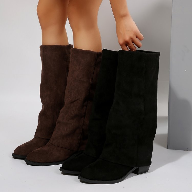 Sepatu Bot Setinggi Lutut Wani - Street Fashion Winter ulasan dan harga