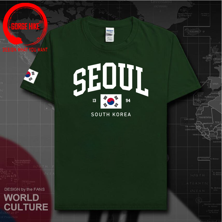 Kaus Uniseks Bendera Korea Sel - Street Fashion Seoul ulasan dan harga