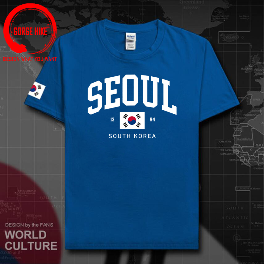 Kaus Uniseks Bendera Korea Sel - Street Fashion Seoul ulasan dan harga