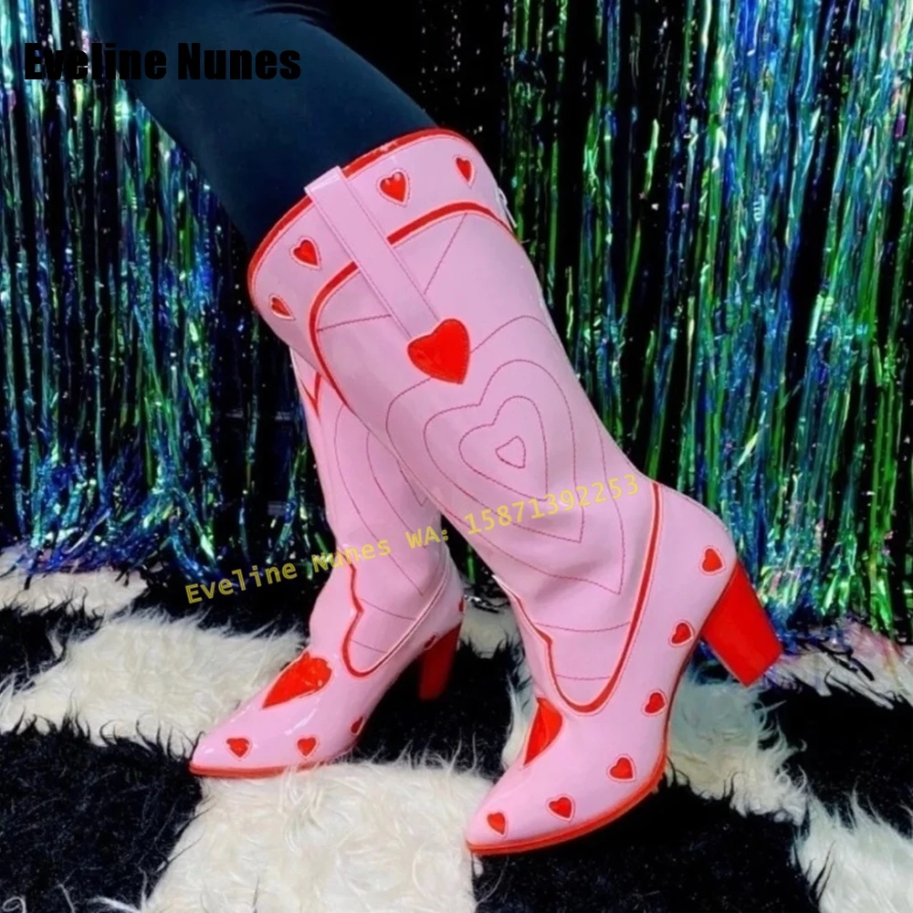 Sepatu bot hak tebal untuk wan - Street Fashion Female ulasan dan harga