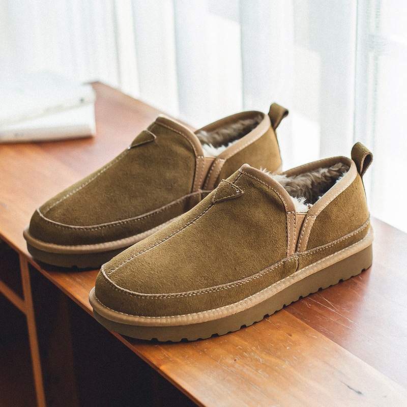 Sepatu Bot Salju Kulit Sapi As - Street Fashion Female ulasan dan harga