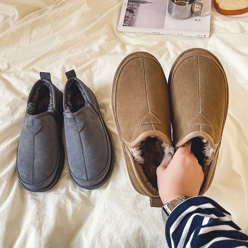 Sepatu Bot Salju Kulit Sapi As - Street Fashion Female ulasan dan harga