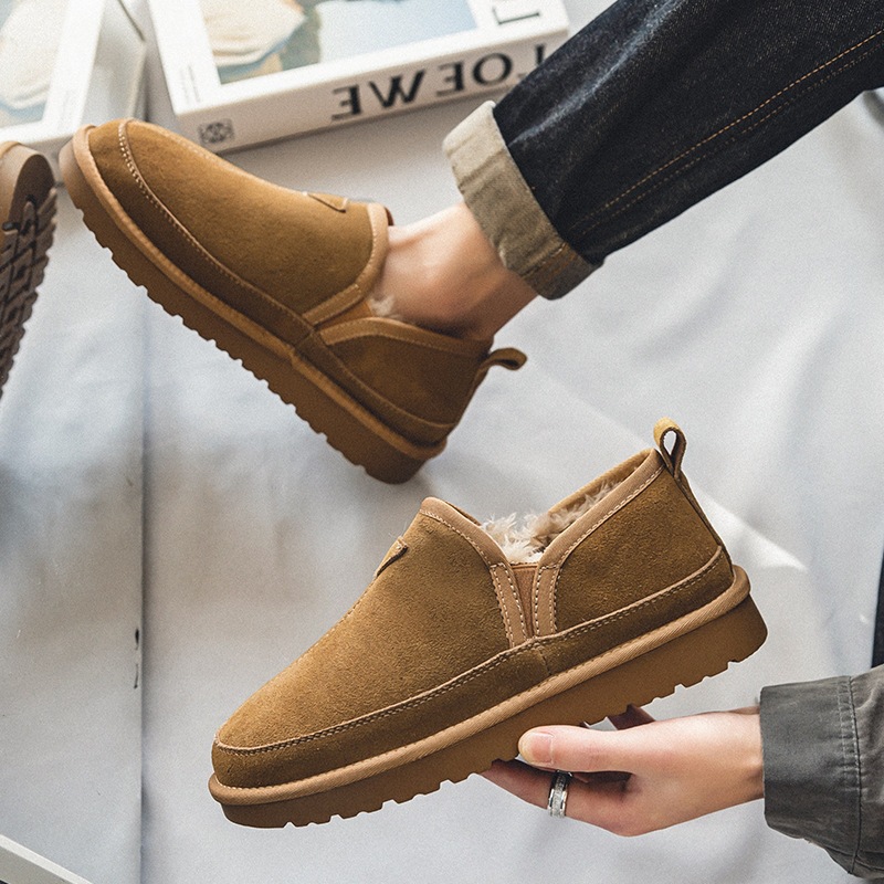 Sepatu Bot Salju Kulit Sapi As - Street Fashion Female ulasan dan harga