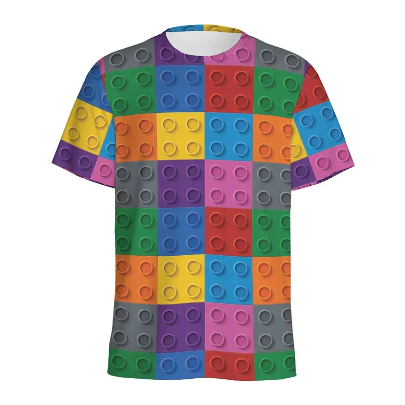 Kaos 3D Print Motif Balok Bang - Street Fashion Videos ulasan dan harga